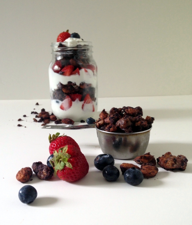 Red White and Blueberry Granola Parfait_15